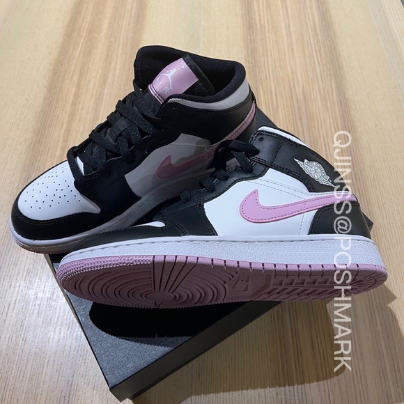 Air Jordan 1 Mid Pink - Picture 5 of 7